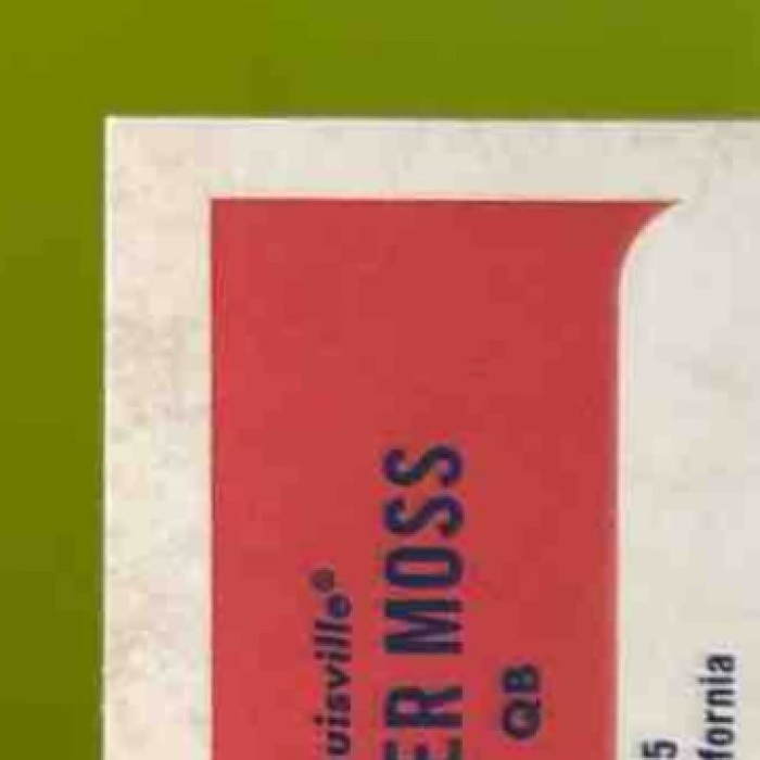 2025 Bowman Chrome University Miller Moss 1955 Green /99 Louisville Cardinals - Sports Cards