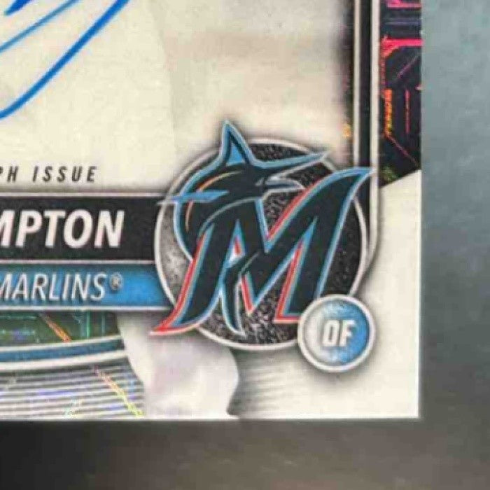 2025 Bowman Draft Brandon Compton Chrome Auto Mojo 1st Prospect Miami Marlins - Sports Cards