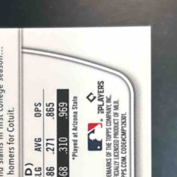 2025 Bowman Draft Brandon Compton Chrome Auto Mojo 1st Prospect Miami Marlins - Sports Cards