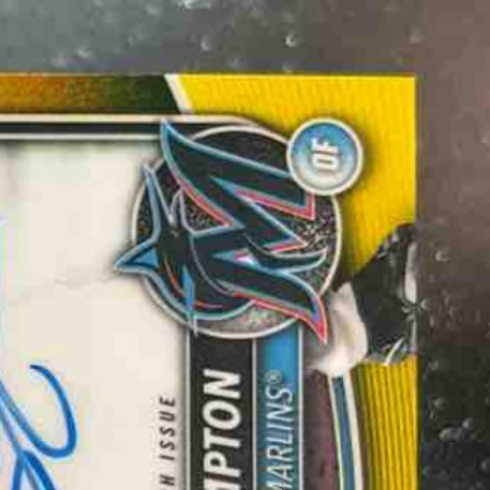 2025 Bowman Draft Brandon Compton Chrome Auto Yellow 75/75 1st Prospect Marlins - Sports Cards
