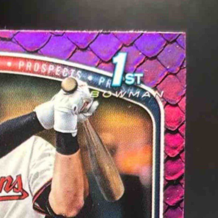 2025 Bowman Draft Dean Curley Chrome Fuchsia Reptilian /199 #BDC129 1st Prospect - Sports Cards