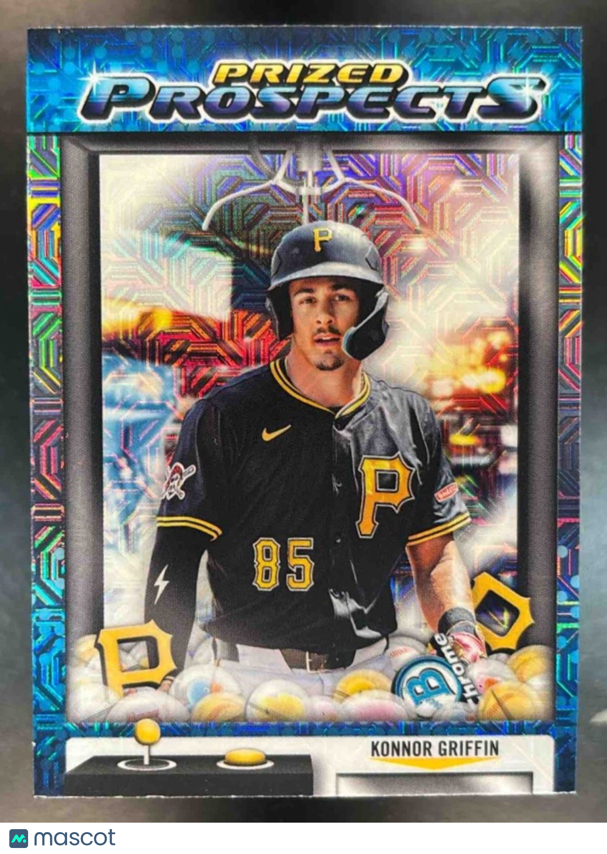 2025 Bowman Draft Konnor Griffin Chrome Prized Prospects Mojo Pittsburgh Pirate - Sports Cards