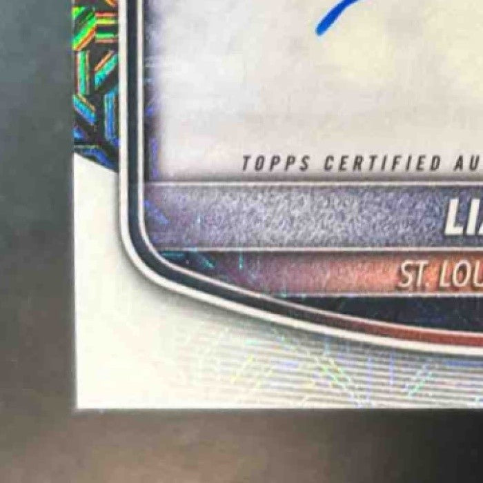 2025 Bowman Draft Liam Doyle Chrome Auto Mojo Refractor 1st Prospect Cardinals - Sports Cards