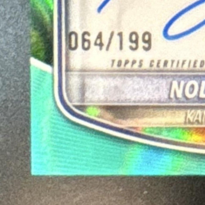 2025 Bowman Draft Nolan Sailors Chrome Auto Aqua Lava /199 #CPA-NSA 1st Prospect - Sports Cards