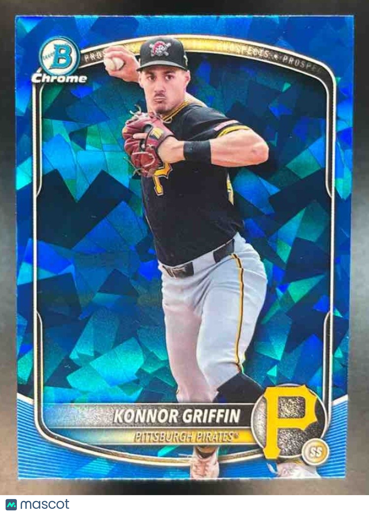 2025 Bowman Draft Sapphire Konnor Griffin Chrome #BDC-102 Pittsburgh Pirates - Sports Cards