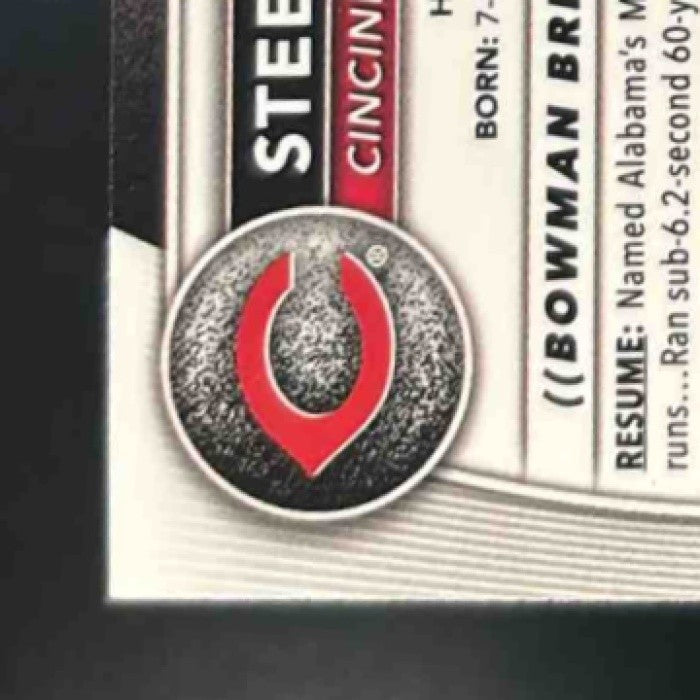2025 Bowman Draft Steele Hall Chrome Green Mojo /99 #BDC-20 1st Prospect Reds - Sports Cards