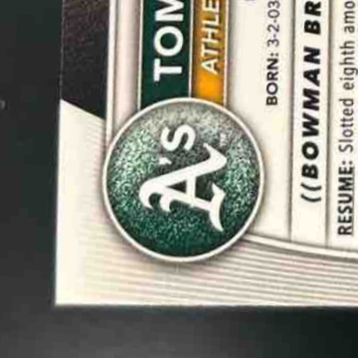 2025 Bowman Draft Tommy White Chrome Yellow /75 #BDC-88 Athletics - Sports Cards
