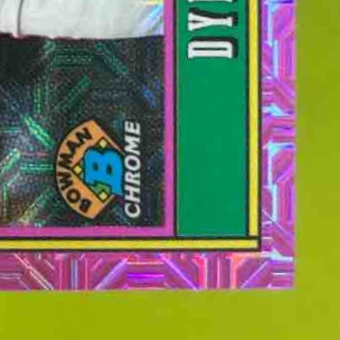 2025 Bowman Dylan Crews Chrome Rookie of Year Favorites Pink /199 RC Nationals - Sports Cards