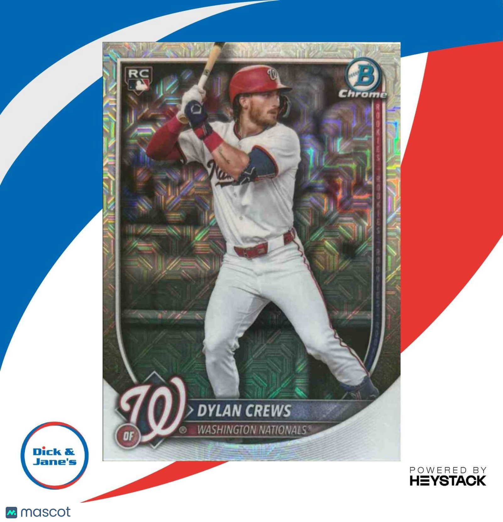 2025 Bowman Dylan Crews Mega Box #42 RC Washington Nationals - Sports Cards