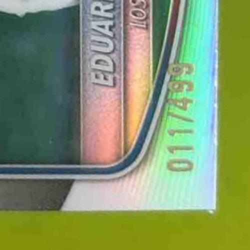 2025 Bowman Eduardo Quintero Chrome Refractor /499 #BCP-115 1st Prospect Dodgers - Sports Cards