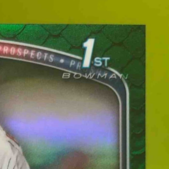 2025 Bowman George Klassen Chrome Reptilian Green /99 1st Prospect Angels - Sports Cards
