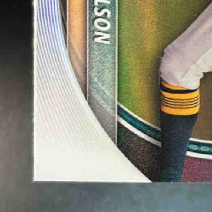 2025 Bowman Jacob Wilson Chrome Red RC Rookie Redemption #9 Athletics - Sports Cards