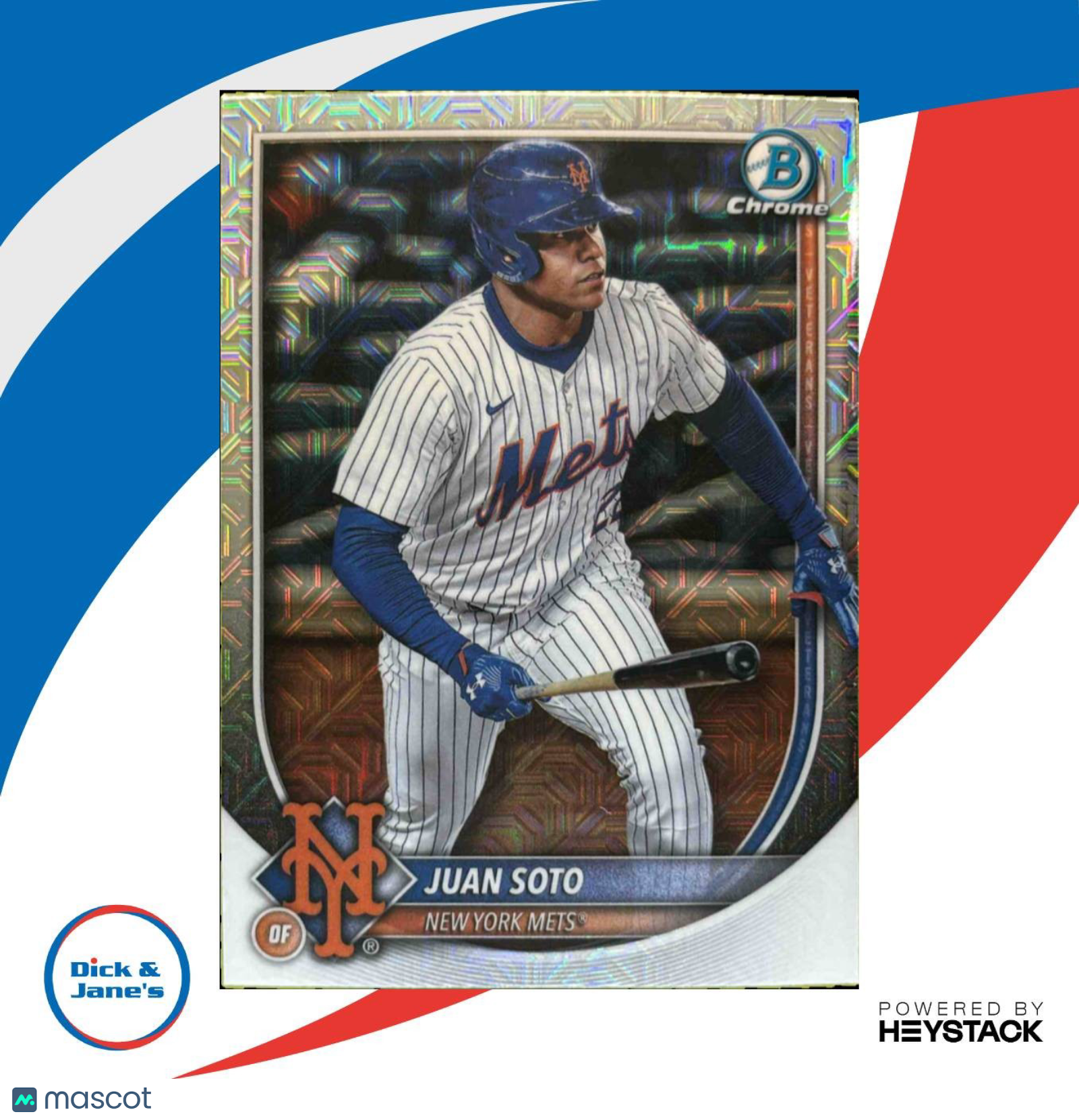 2025 Bowman Juan Soto Mega Box Refractor #22 New York Mets - Sports Cards
