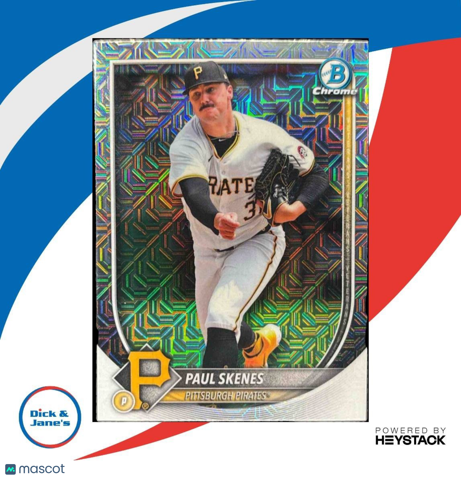 2025 Bowman Paul Skenes Mega Box Refractor #30 Pittsburgh Pirates - Sports Cards
