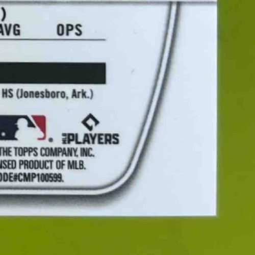 2025 Bowman Slade Caldwell Chrome Auto Gold Lava Refractor 33/50 1st Prospect Sports Cards