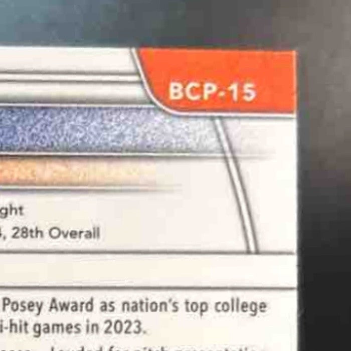 2025 Bowman Walker Janek Chrome Blue /150 #BCP-15 1st Prospect Houston Astros - Sports Cards