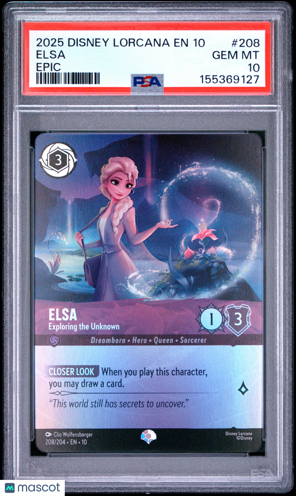 2025 Disney Lorcana EN 10-Whispers In The Well Elsa