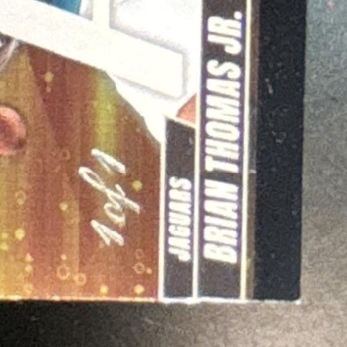 2025 Donruss Elite Brian Thomas Jr. Full Throttle Black 1/1 Jacksonville Jaguars - Sports Cards