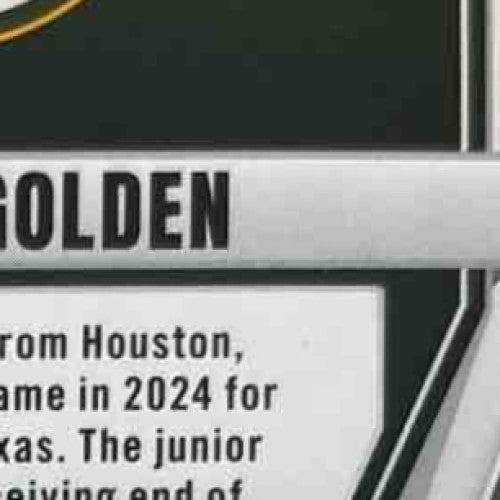 2025 Donruss Elite Matthew Golden Rookies Lavender Pyramids /649 #144 RC Packers - Sports Cards
