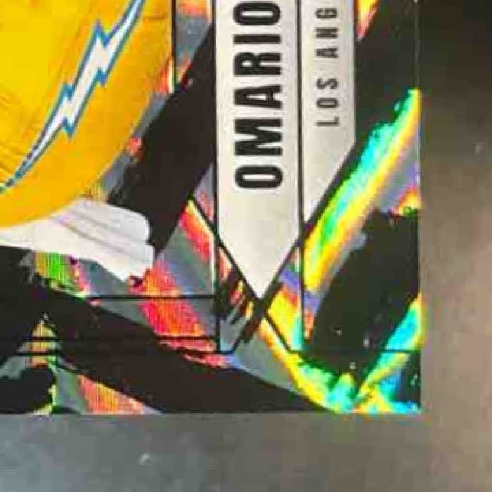 2025 Donruss Elite Omarion Hampton Razzle Dazzle #132 RC Los Angeles Chargers - Sports Cards