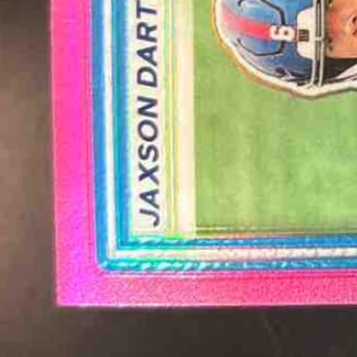 2025 Donruss Jaxson Dart Optic Rated Rookie Preview Pink #400 RC New York Giants - Sports Cards