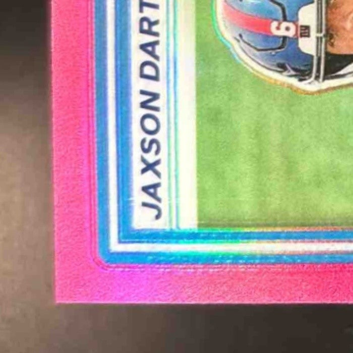 2025 Donruss Jaxson Dart Optic Rated Rookie Preview Pink #400 RC New York Giants - Sports Cards