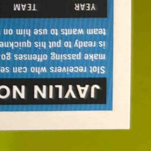 2025 Donruss Jaylin Noel Rated Rookie Press Proof Purple #324 RC Houston Texans - Sports Cards