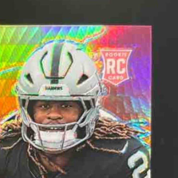 2025 Donruss Optic Ashton Jeanty First Year Fresh Blue Hyper MEM RC Raiders - Sports Cards