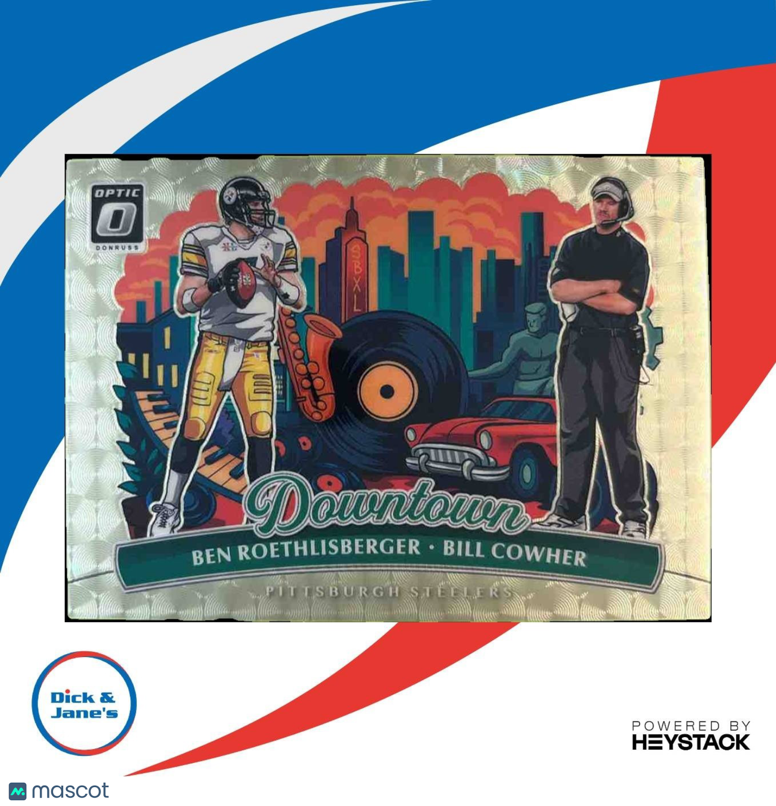 2025 Donruss Optic Bill Cowher Ben Roethlisberger