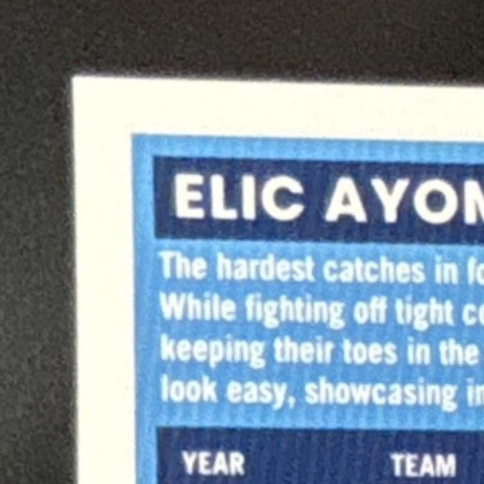 2025 Donruss Optic Elic Ayomanor RPS Auto Neon Blue /299 #235 Tennessee Titans - Sports Cards