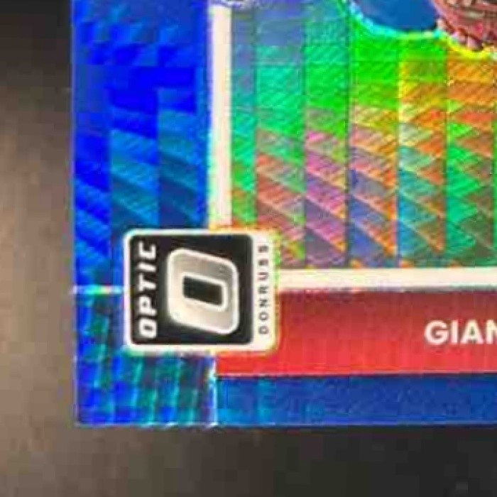 2025 Donruss Optic Jaxson Dart Rookie Phenoms Blue Hyper RC MEM New York Giants - Sports Cards