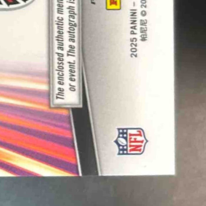 2025 Donruss Optic Kirk Cousins Dynamic Patch Auto /35 MEM Atlanta Falcons - Sports Cards