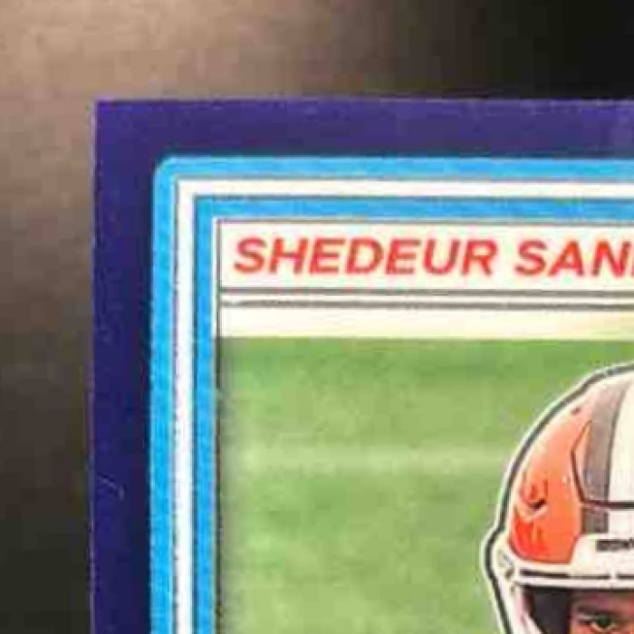 2025 Donruss Optic Shedeur Sanders RPS Auto Purple Stars /42 Cleveland Browns - Sports Cards
