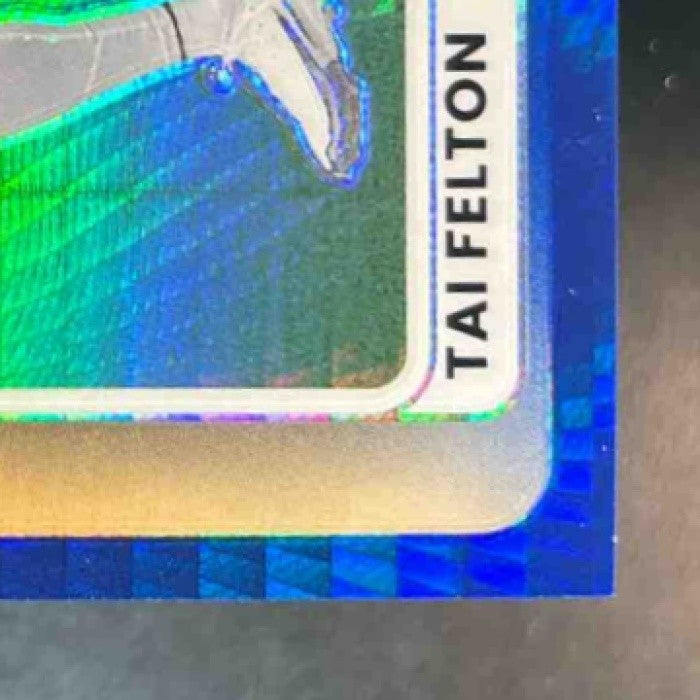2025 Donruss Optic Tai Felton Rookie Phenoms Blue Hyper Prizm MEM RC Vikings - Sports Cards
