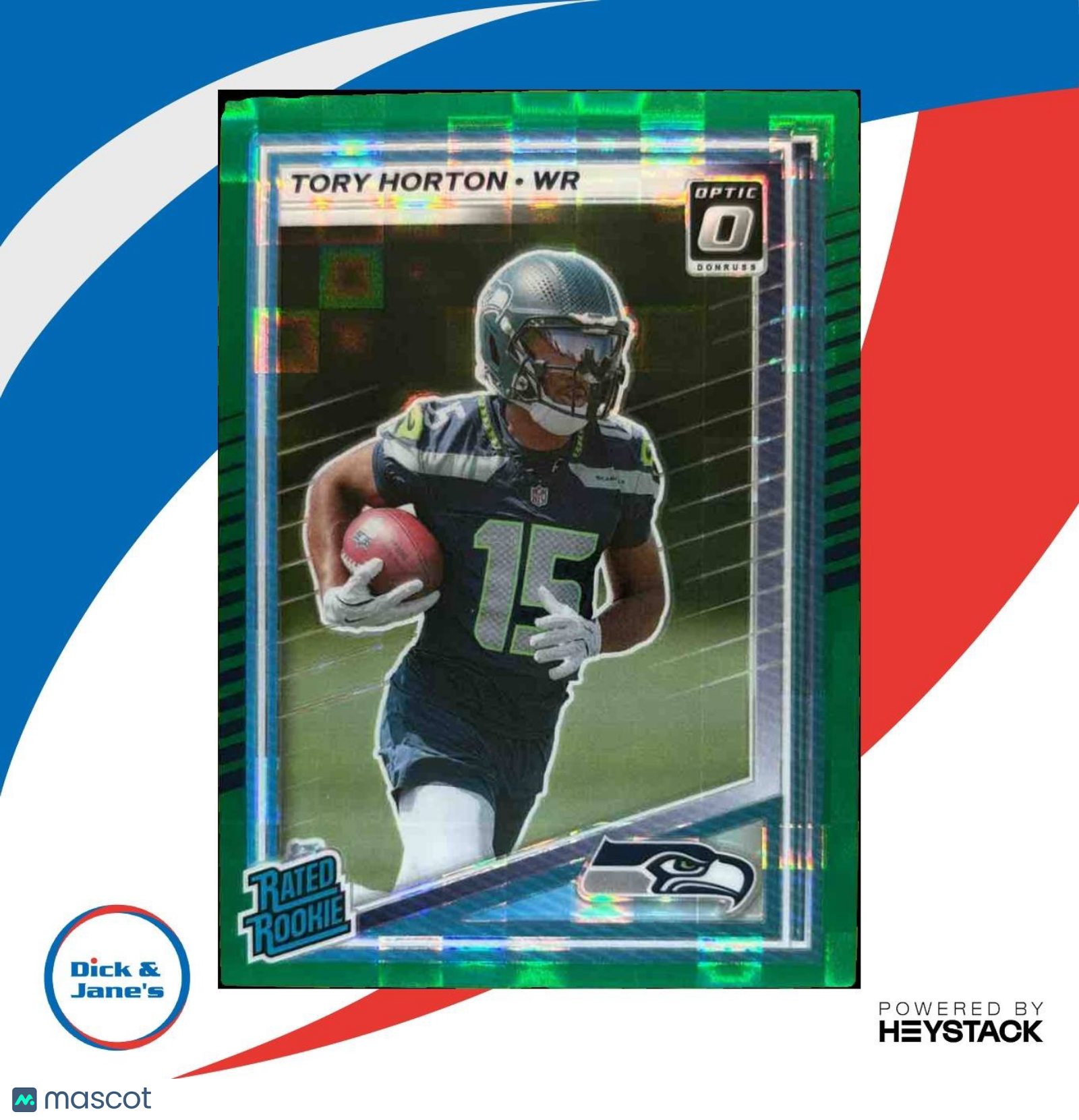2025 Donruss Optic Tory Horton Green Pandora /25 #388 RC Seahawks - Sports Cards