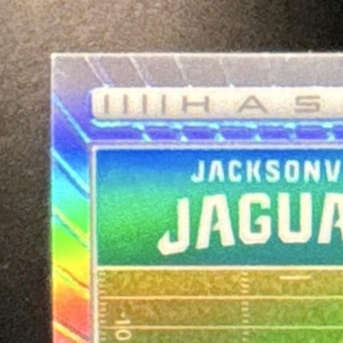 2025 Donruss Optic Travis Hunter Hash Mark Auto Holo Prizm RC Jaguars - Sports Cards