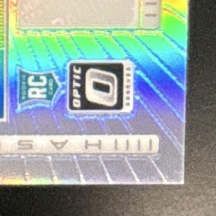 2025 Donruss Optic Travis Hunter Hash Mark Auto Holo Prizm RC Jaguars - Sports Cards