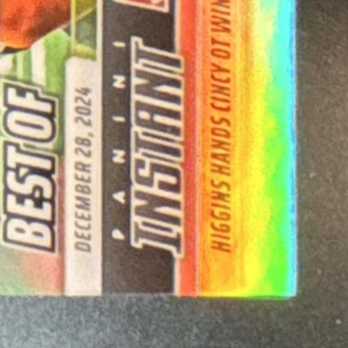 2025 Donruss Tee Higgins Best of Instant Holo /100 #INS-THS Cincinnati Bengals - Sports Cards
