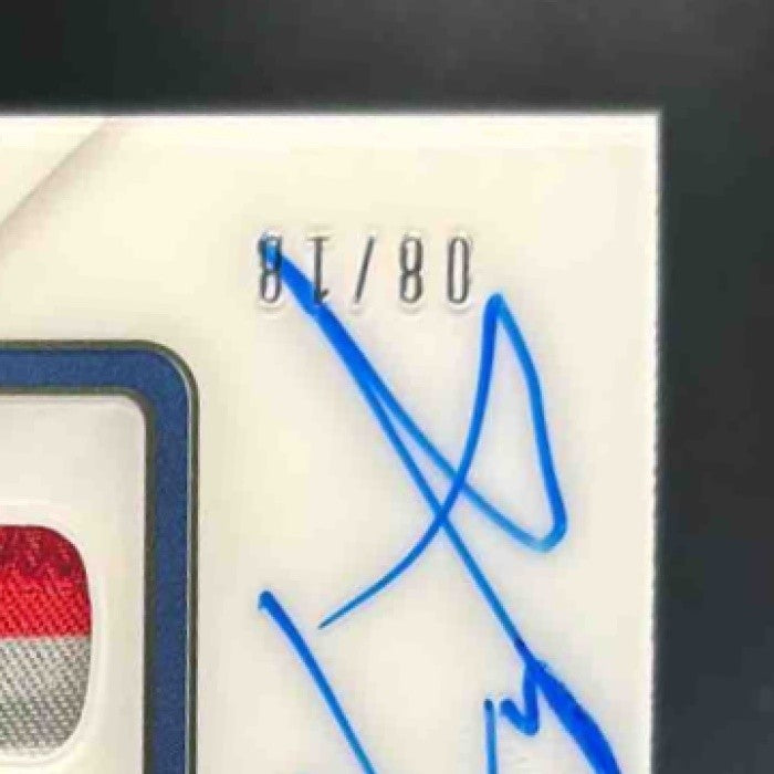 2025 Immaculate Collection Kyle William Number Rookie Patch Auto /18 RC Patriots - Sports Cards