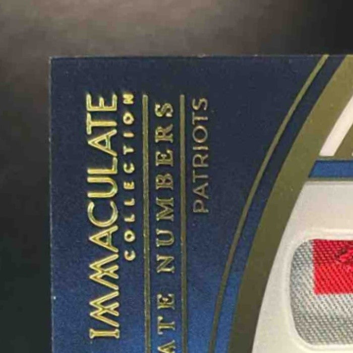 2025 Immaculate Collection Kyle William Number Rookie Patch Auto /18 RC Patriots - Sports Cards
