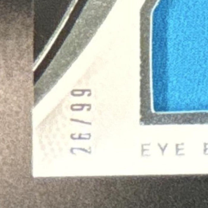 2025 Immaculate Collection Tetairoa McMillan Rookie Eye Black Patch /99 RC Auto - Sports Cards