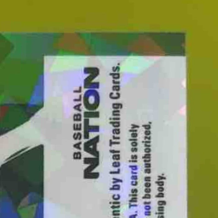 2025 Leaf Baseball Nation Darryl Strawberry Pure Hitter Auto Green /5 - Sports Cards