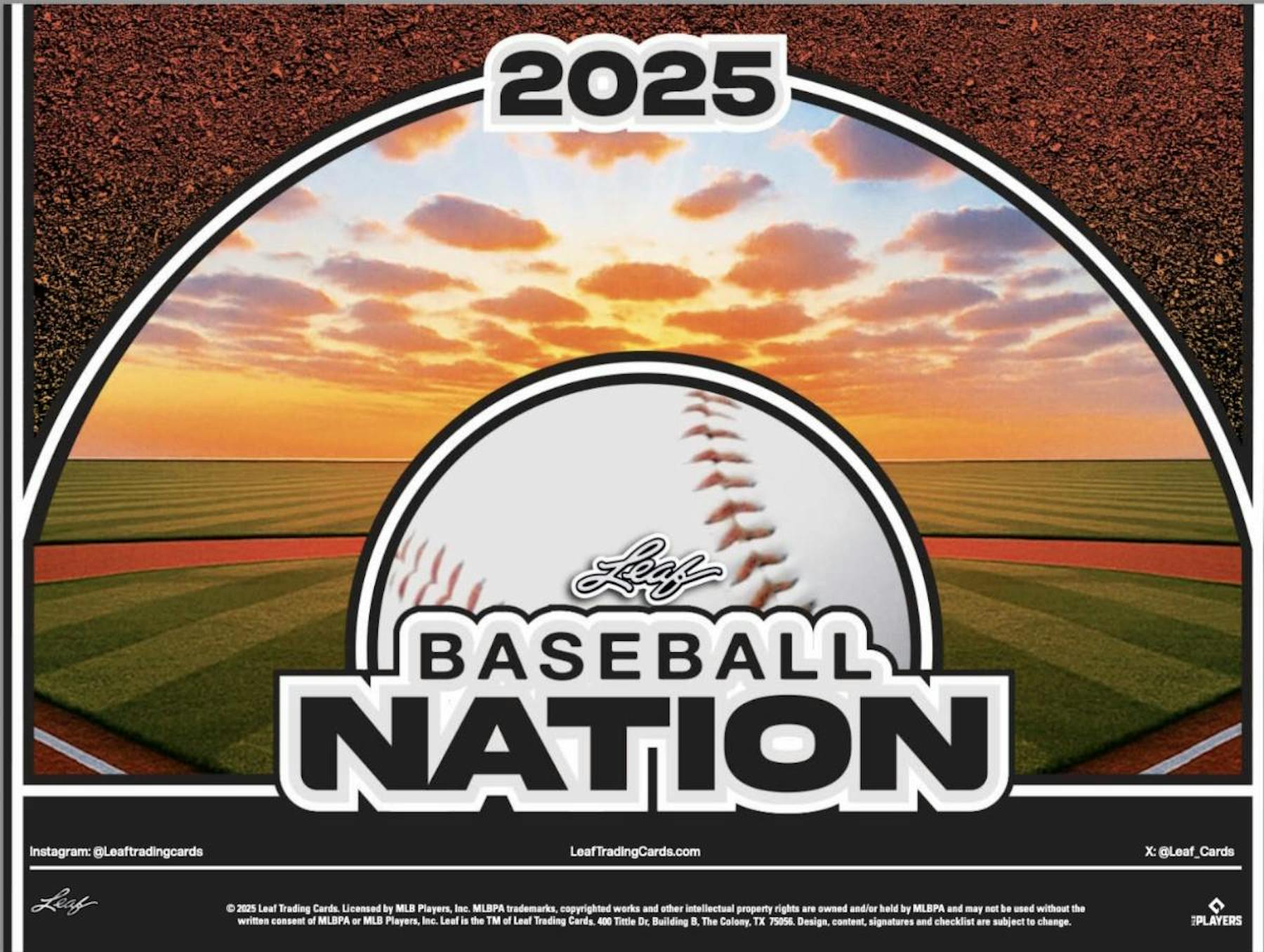2025 Leaf Baseball Nation Hobby Box (6 Autos) - MLB Hobby Box
