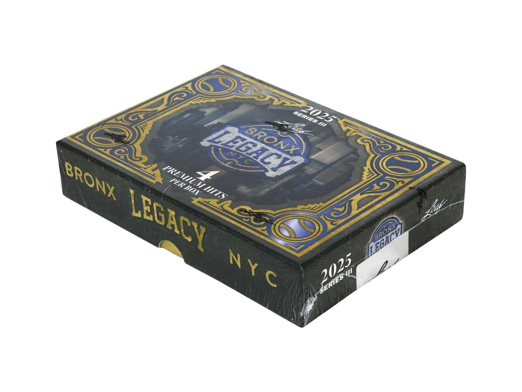 2025 Leaf Bronx Legacy NYC Series III Baseball Hobby Box (4 Premium Hits) - MLB Hobby Box