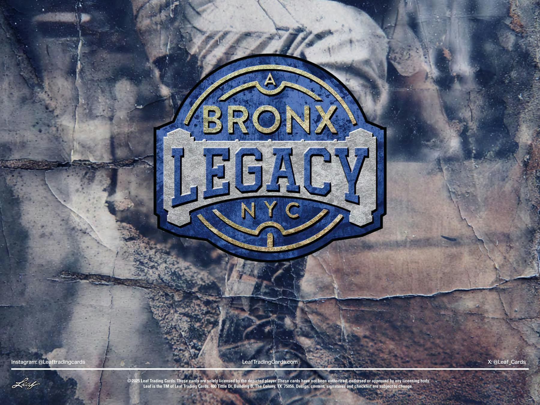 2025 Leaf Bronx Legacy NYC Series III Baseball Hobby Box (4 Premium Hits) - MLB Hobby Box