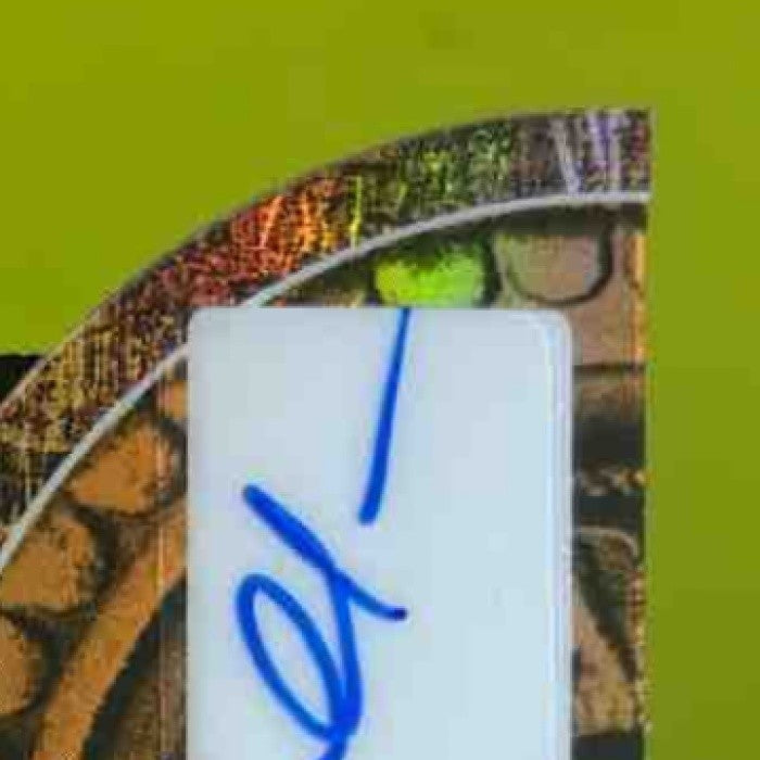 2025 Leaf Eclectic Marshall Faulk Honor Guard Auto Prismatic Orange 1/1 - Sports Cards