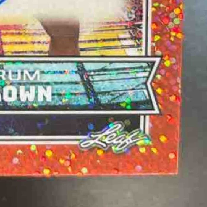 2025 Leaf Football Nation Byrum Brown Saturday at the Stadium Auto /4 #SA-BB1 - Sports Cards