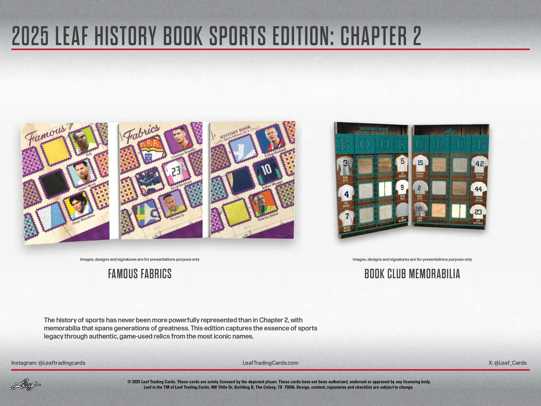 2025 Leaf History Book Sports Edition: Chapter 2 Hobby Box - Hobby Box