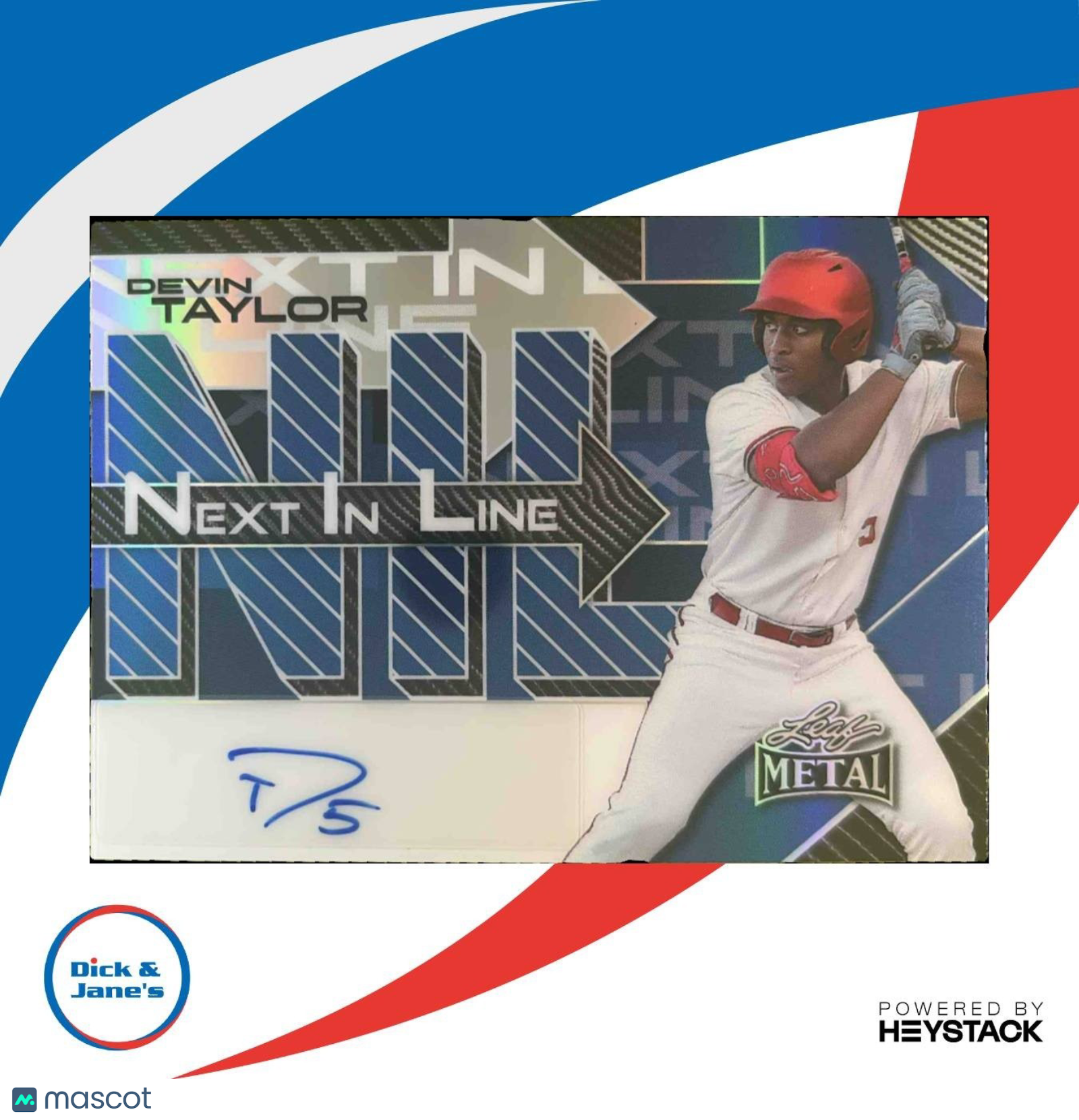 2025 Leaf Metal Devin Taylor Next In Line /25 Auto - Sports Cards
