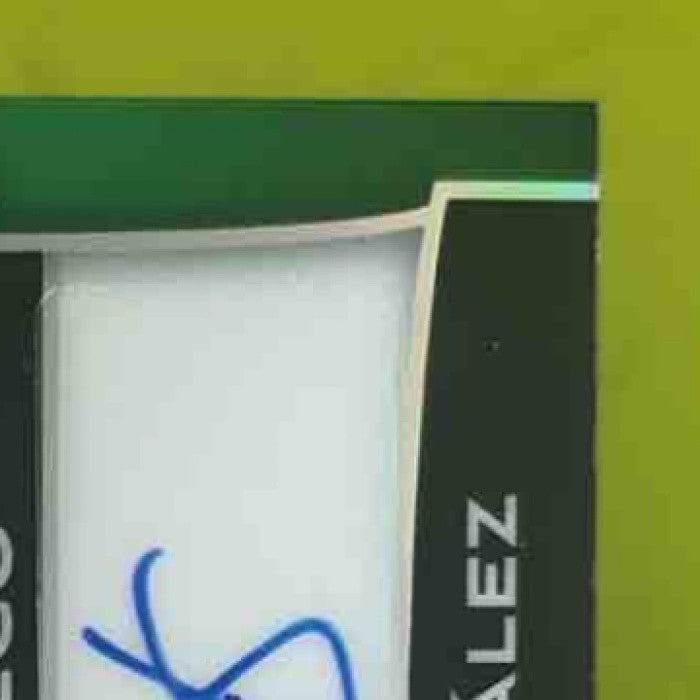 2025 Leaf Metal Dual Auto Jose Canseco Juan Gonzalez Green /7 - Sports Cards